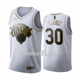 NBA Mænd Trøje New York Knicks Julius Randle 30 Nike 2019-20 Hvid Golden Edition Swingman